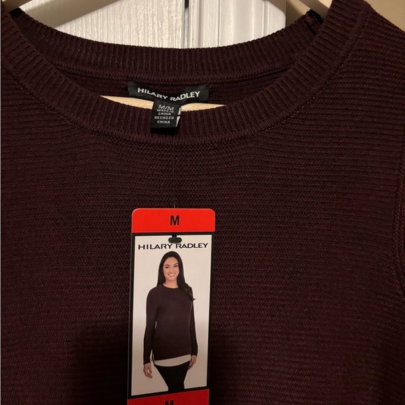 Hilary Radley Burgundy Blouse - Picture 3 of 7